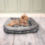 Large Square Tartan Print Dog Bed, thumbnail 8 of 8