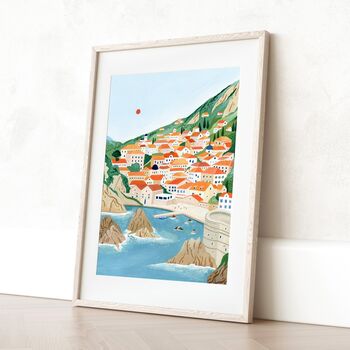 Dubrovnik, Croatia Travel Art Print, 5 of 7