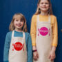 Personalised Adult And Child Apron Set, thumbnail 6 of 8