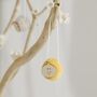 Cute Easter Bunny Hanging Pom Pom Decoration, thumbnail 4 of 6