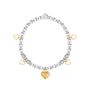 Happy 50th Birthday Hearts Charm Bracelet In Flower Box, thumbnail 2 of 4