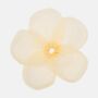 Sui Ava Sunny Yellow Buttercap Flower Scrunchie, thumbnail 2 of 3
