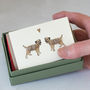 Boxed Collection Of Border Terrier Gift Cards, thumbnail 3 of 4