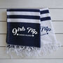 Personalised Cotton Towel And Carrier Strap, thumbnail 9 of 12
