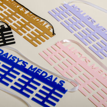 Multicolour Personalised Medal Hanger, 8 of 12