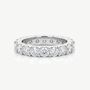 Sterling Silver Stacking Eternity Ring For Women, thumbnail 2 of 5