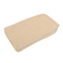 Baby Unisex Mini Stripe Yellow And Grey Baby Blanket, thumbnail 3 of 6