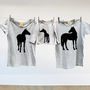Twinning Tops Horse And Foal Tshirt Twinset, thumbnail 2 of 2