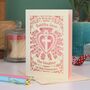 Personalised Papercut First Holy Communion Card My/Our Daughter, thumbnail 2 of 5