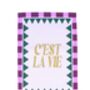 C'est La Vie Tea Towel, thumbnail 2 of 5
