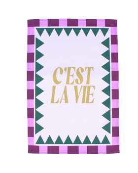 C'est La Vie Tea Towel, 2 of 5