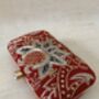 Peacock Red Rectangular Clutch, thumbnail 2 of 9