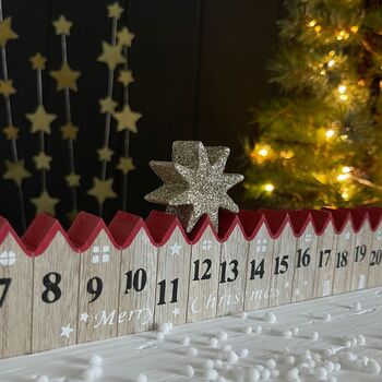 Wooden Advent Count Down, 3 of 3