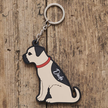 Border Terrier Key Ring Personalisation Available, 2 of 4