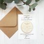 Wedding Rings Wooden Save The Date Magnet, thumbnail 8 of 8