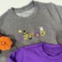 Kids Halloween Personalised Embroidered Sweatshirt, thumbnail 4 of 6