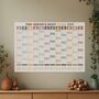 Personalised Wall Planner | 2026 Year Calendar, thumbnail 1 of 6