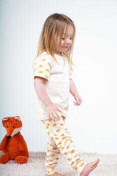 Organic Toddler Fox Pyjamas, 2 of 3