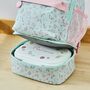 Personalised Sage Ditsy Floral Compartment Backpack, thumbnail 6 of 8