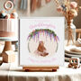 Granddaughter 1st Birthday Personalised Princess Bear Card, thumbnail 1 of 6