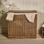 Rectangular Partition Laundry Basket, thumbnail 1 of 6