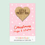Christmas Hugs And Wishes Little Pocket Hug, thumbnail 1 of 3