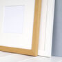 Handmade Wooden Picture Frame In Brown Or White, thumbnail 5 of 12