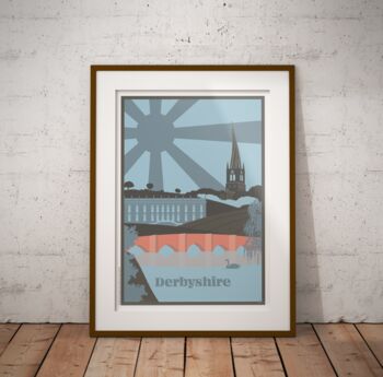 Derbyshire County Travel Print, 2 of 3