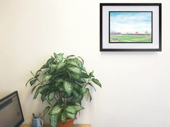 Gloucester Rugby Union 'The Shed' Stadium Art Print, 2 of 2