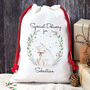 Personalised Christmas Present Sack Polar Bear, thumbnail 2 of 2