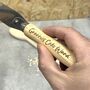 Personalised Wooden Handled Cake Knife, thumbnail 2 of 5