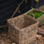 Square Rattan Log Basket, thumbnail 2 of 9