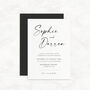 Luxury Wedding Invitation Elegant With Envelope The Isla Collection, thumbnail 3 of 11