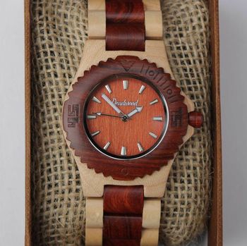Fox Unisex Wood Watch, 4 of 6