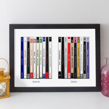 Personalised Couples Print Music Year Gift, 9 of 10