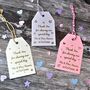 Personalised Gold Foiled Wedding Favour Gift Tag, thumbnail 5 of 5