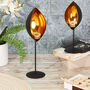 G Decor Set Of Two Zion Flame Tealight Candle Holders, thumbnail 1 of 3