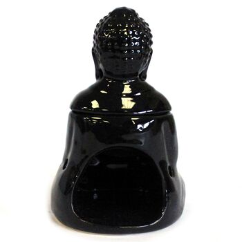 Black Buddha Ceramic Oil Burner, 4 of 4