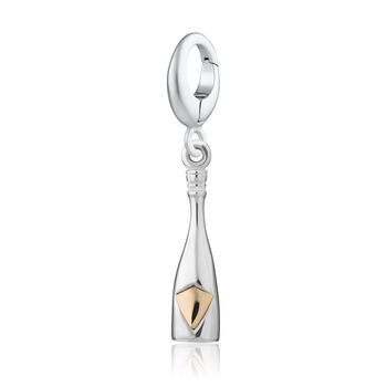 Sterling Silver Champagne Bottle Charm Necklace, 4 of 6