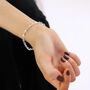 Sterling Silver Infinity Love Symbol Bracelet, thumbnail 1 of 3