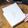 Traditionally Bound Linen Guest Book: Contemporary Font, thumbnail 9 of 10