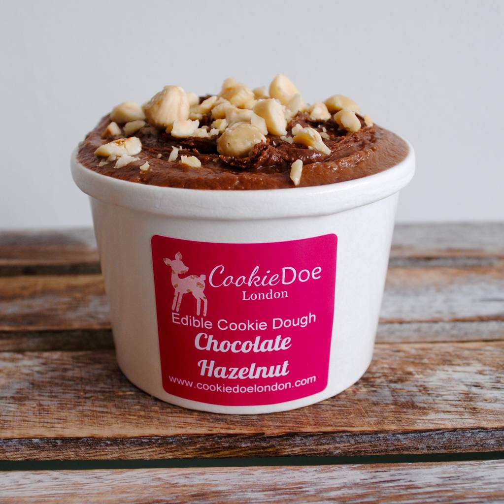 Valentines Edible Cookie Dough Variety Gift Pack By Cookie Doe London