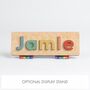 Personalised Secret Garden Wooden Name Puzzle, thumbnail 5 of 6
