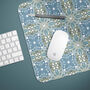 Art Deco Mousemat In Muted Blues And Greens, thumbnail 1 of 7
