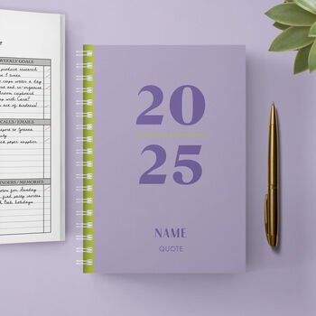 Personalised 2025 Diary And Notebook, 2 of 12