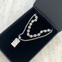 Silver Hammered Pendant And Mariner Chain Necklace Set For Men, thumbnail 1 of 10