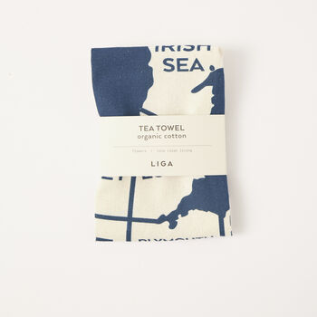 Organic Tea Towel | Shipping Forecast, 3 of 3