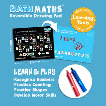 Kids Starting School Maths Numbers Educational Activity, 3 of 7