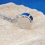 Engraved Silver Circle Pendant, Name Jewellery, Family Necklace, thumbnail 2 of 9