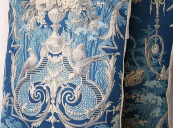 Blue And Grey Vintage Toile Scatter Cushion, 4 of 7